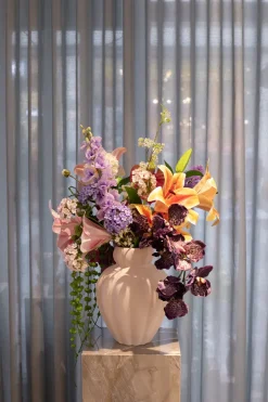 Specktrum Artificial Flowers - Burgundy Orchid (7 heads)