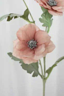 Specktrum Artificial Flowers - Dusty Rose Poppy