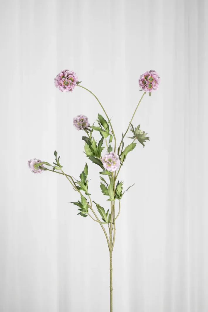 Specktrum Artificial Flowers - Purple Scabiosa Seed Pod (multible heads)