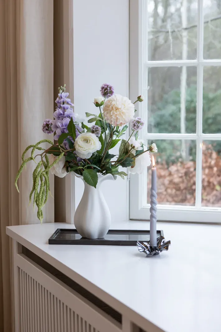 Specktrum Artificial Flowers - Purple Scabiosa Seed Pod (multible heads)