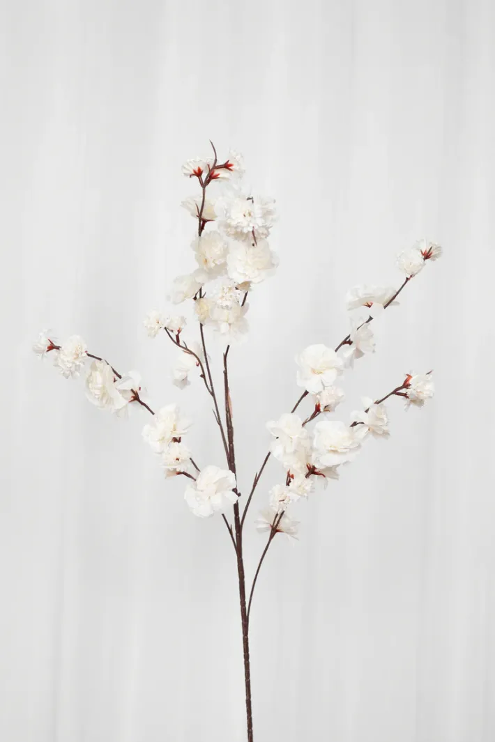 Specktrum Artificial Flowers - White Cherry blossom branch
