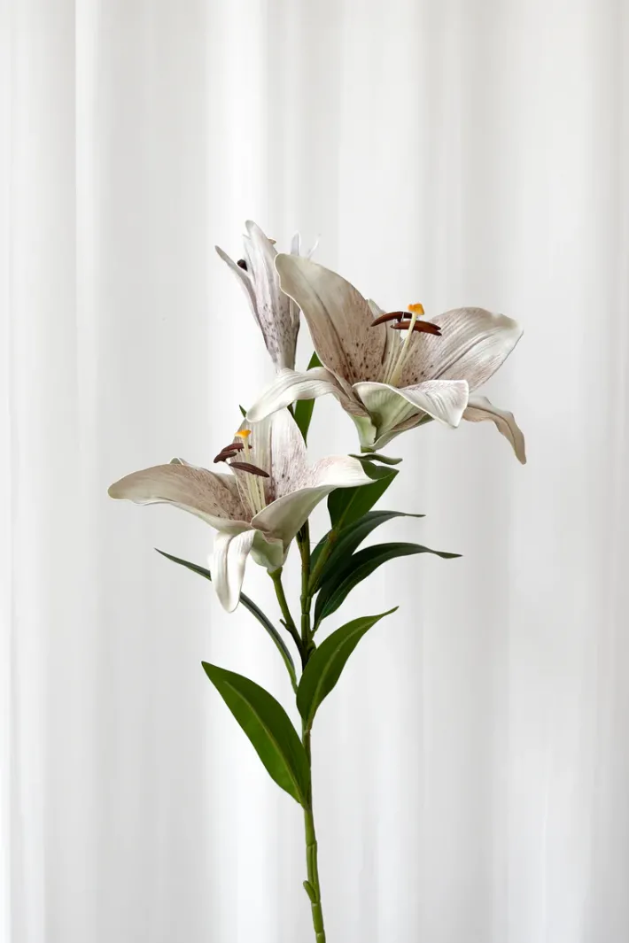 Specktrum Artificial Flowers - White Lily branch large
