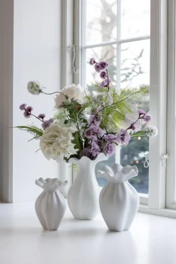 Specktrum Artificial Flowers - White Scabiosa Seed Pod (multible heads)