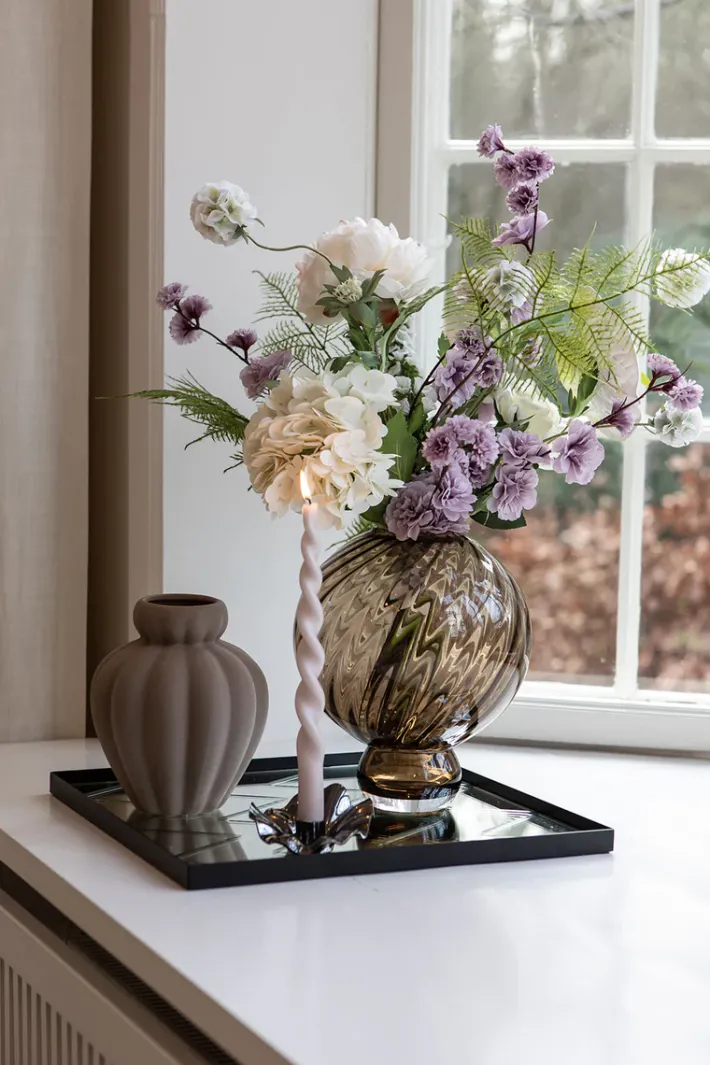 Specktrum Artificial Flowers - White Scabiosa Seed Pod (multible heads)