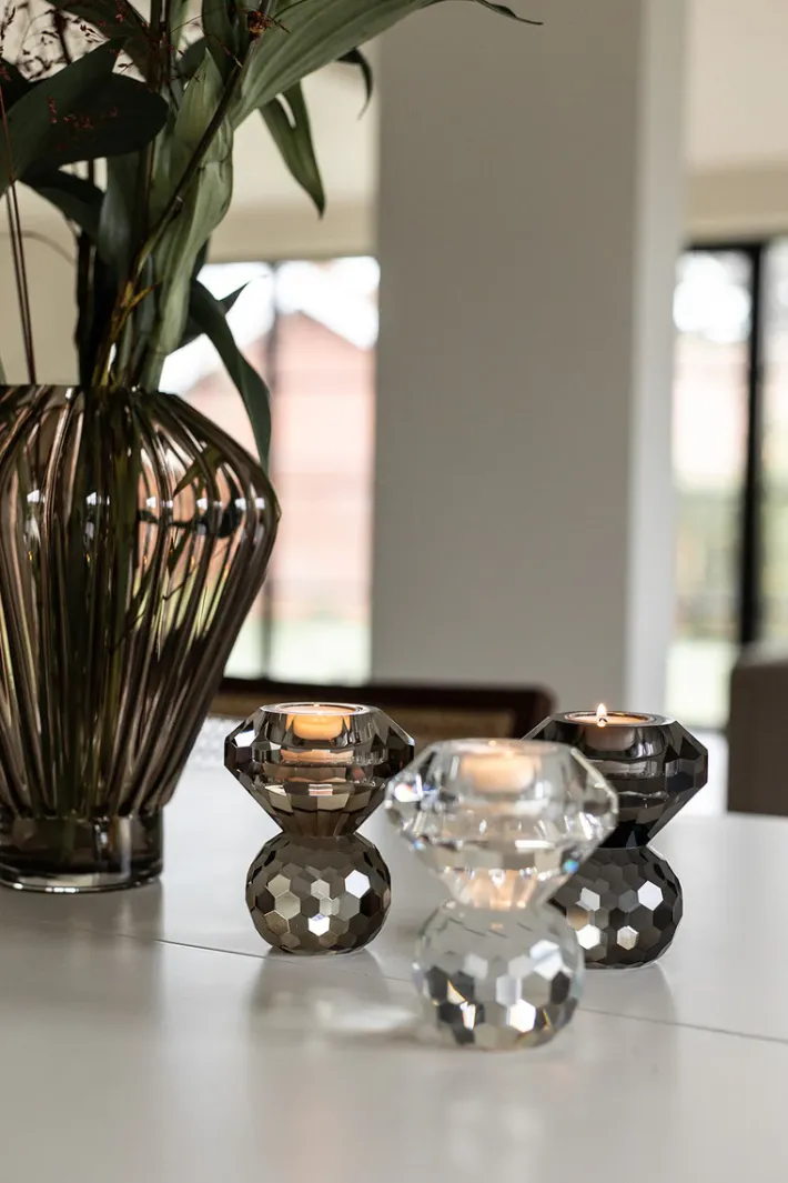 Specktrum Cloud T-Light Candle Holder - Grey