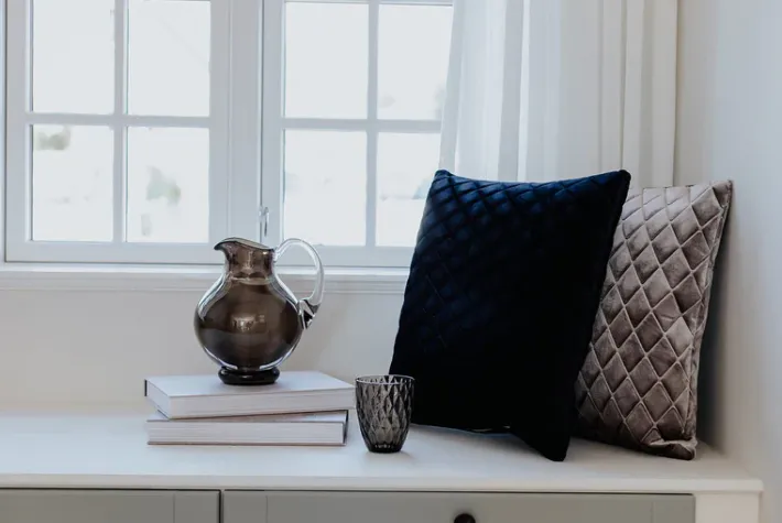 Specktrum Daytona Pillow - Blue Square