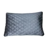 Specktrum Daytona Pillow - Silver/Blue Rectangular