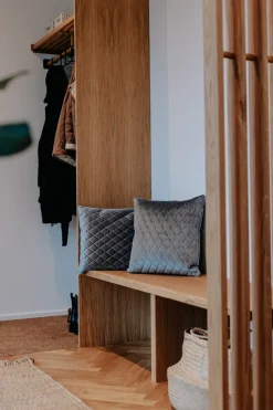 Specktrum Daytona Pillow - Silver/Blue Rectangular