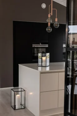 Specktrum Harlequin Lantern - Clear Mirror, Black Frame Small (20*20*30)