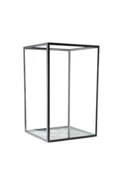 Specktrum Harlequin Lantern - Clear Mirror, Black Frame Medium (25*25*40)