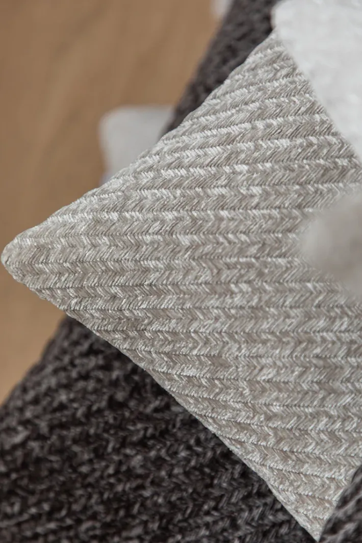 Specktrum Herringbone Pillow - Cloudy Grey 45*45 cm