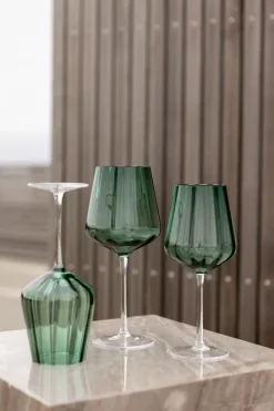 Specktrum Meadow Stemware - Green Red wine