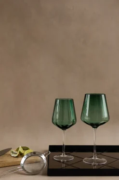 Specktrum Meadow Stemware - Green White wine