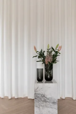 Specktrum Meadow Swirl Cylinder Vase - Grey Small