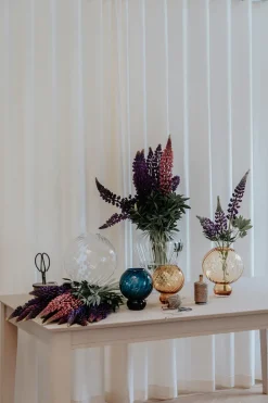 Specktrum Meadow Swirl Vase - Amber Small