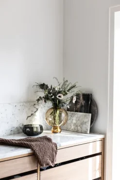 Specktrum Meadow Swirl Vase - Amber Medium