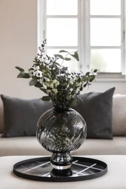Specktrum Meadow Swirl Vase - Grey Medium