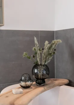 Specktrum Meadow Swirl Vase - Grey Small