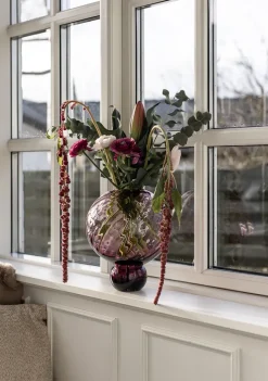 Specktrum Meadow Swirl Vase - Plum Medium