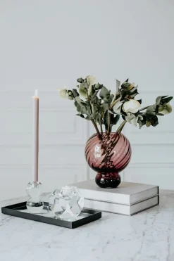 Specktrum Meadow Swirl Vase - Plum Small