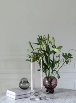 Specktrum Meadow Swirl Vase - Plum Small