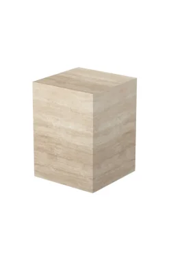Specktrum Phantom Cube Table - Travertine Side Table