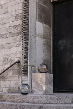 Specktrum Sadie Vase - Line - Grey Medium