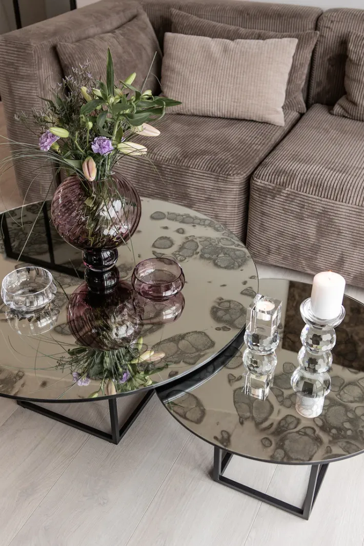 Specktrum Shade Coffee Table - Silver Antique Small