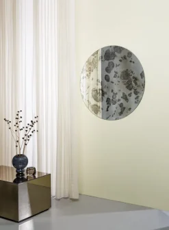 Specktrum Shade Mirror - Silver Antique Round