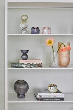 Specktrum Shadow Square Candle Holder - Black/Purple