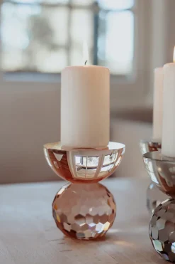 Specktrum Shadow Square Candle Holder - Rose