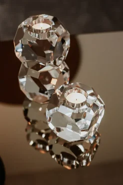 Specktrum Sky T-Light Candle Holder - Clear Stacked