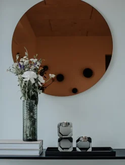 Specktrum Sky T-Light Candle Holder - Grey Stacked