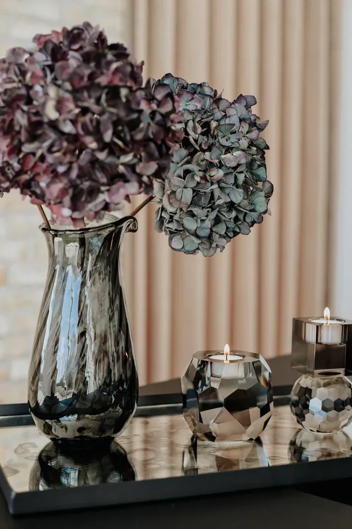 Specktrum Storm T-Light Candle Holder - Light Smoke Single