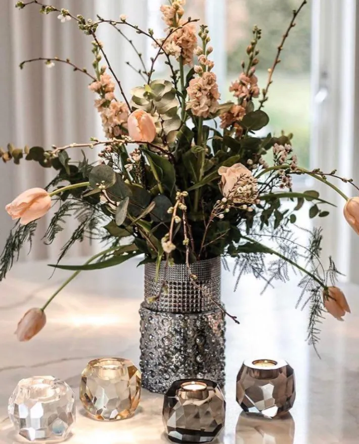 Specktrum Storm T-Light Candle Holder - Light Smoke Single