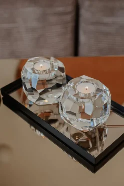 Specktrum Storm T-Light Candle Holder - Clear Single