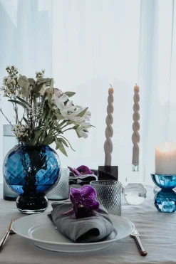 Specktrum The Curly Candle Collection - Packed with 4 Pieces per box - Thunder Grey Fully Curled