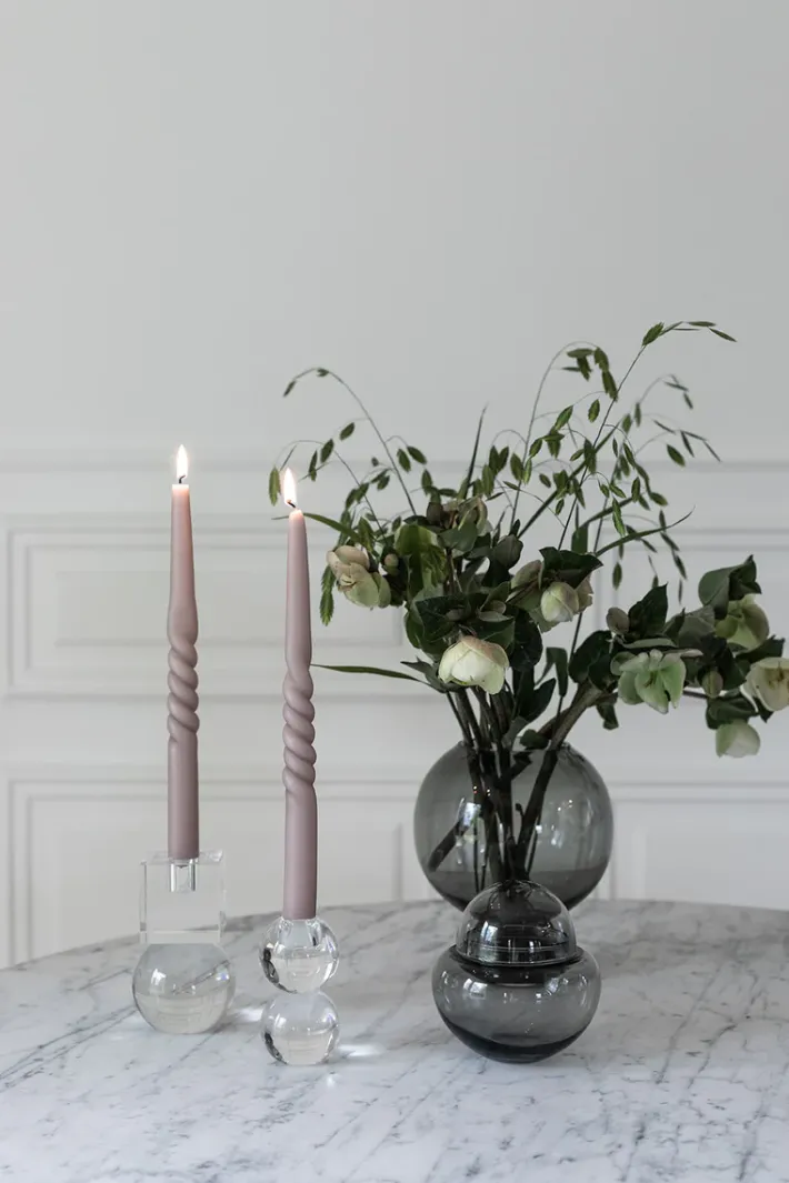 Specktrum The Curly Candle Collection - Packed with 4 Pieces per box - Blossom Blush Middle Curled