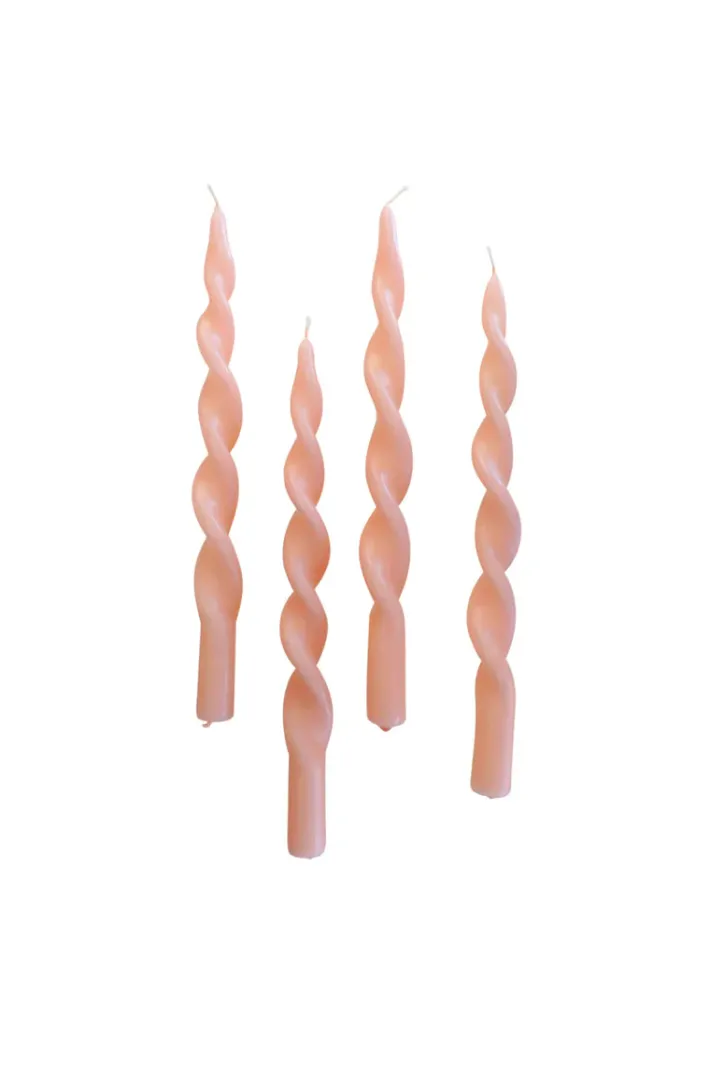 Specktrum The Curly Candle Collection - Packed with 4 Pieces per box - Canyon Candy Fully Curled
