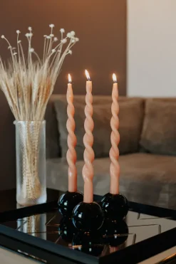 Specktrum The Curly Candle Collection - Packed with 4 Pieces per box - Canyon Candy Fully Curled