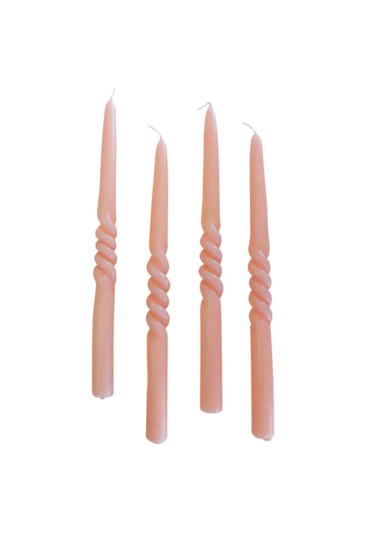 Specktrum The Curly Candle Collection - Packed with 4 Pieces per box - Canyon Candy Middle Curled