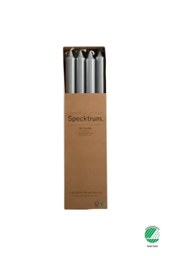 Specktrum The Extravagant Candle - Nordic Swan Ecolabel - 8 Pieces - Steel Grey