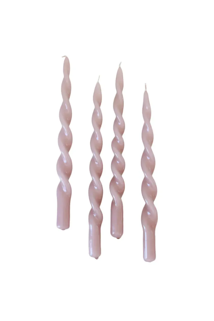 Specktrum The Glossy Candle Collection - Packed with 4 pieces per box - Blossom Blush Fully Curled