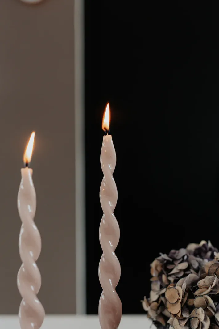 Specktrum The Glossy Candle Collection - Packed with 4 pieces per box - Blossom Blush Fully Curled