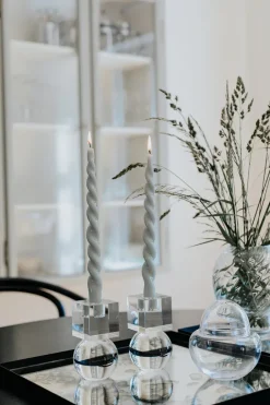 Specktrum The Glossy Candle Collection - Packed with 4 pieces per box - Essential Emerald Fully Curled