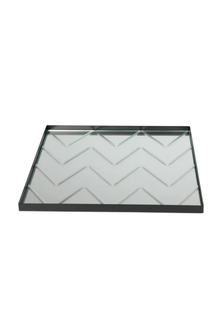 Specktrum The Herringbone Tray - Clear Square