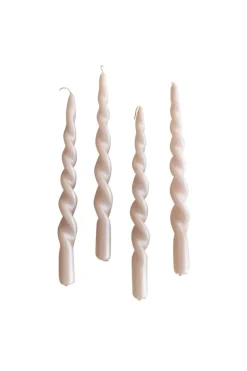 Specktrum The Pearl Candle Collection - Packed with 4 Pieces per box - Bloom Pearl Fully Curled