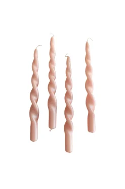 Specktrum The Pearl Candle Collection - Packed with 4 Pieces per box - Cherry Pearl Fully Curled