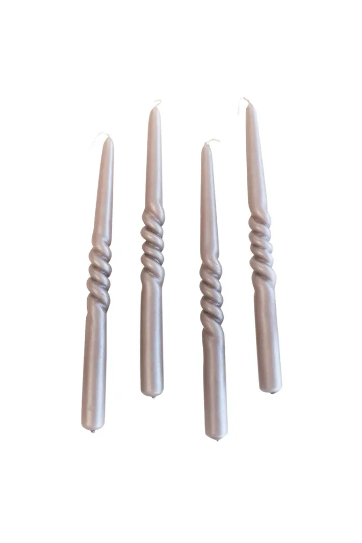 Specktrum The Pearl Candle Collection - Packed with 4 Pieces per box - French Pearl Middle Curled