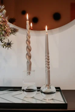 Specktrum The Pearl Candle Collection - Packed with 4 Pieces per box - French Pearl Middle Curled